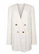 Alberta Ferreti White Viscose Jacket
