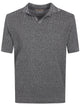 Nuur Short Sleeved Polo Neck Mouline T-Shirt