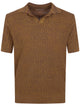 Nuur Short Sleeved Polo Neck Mouline T-Shirt