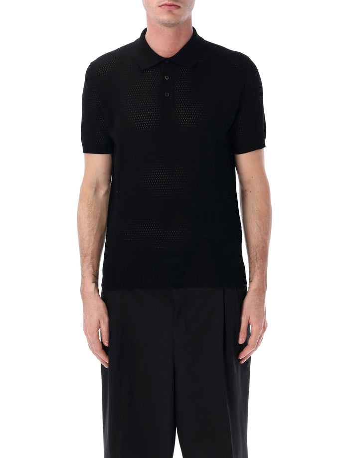 Roberto Collina Roberto Collina Mesh Cotton Polo