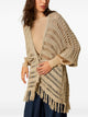 Twin-Set Delicate Sand Knitted Fringed Sweater