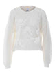 Twin-Set White Knitted Sweater