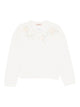 Twin-Set White Cotton Sweater