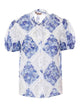 Twin-Set White And Blue Shirt