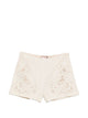 Twin-Set Floral Embroidery Shorts