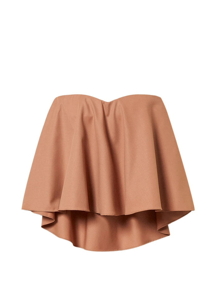 Twin-Set Twinset High-Low Strapless Top
