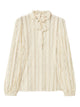 Twin-Set Mother Of Pearl Striped Shirt