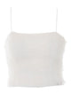 Twin-Set White Tulle Top
