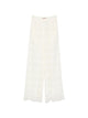 Twin-Set Mother Of Pearl Cotton Trousers