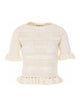 Twin-Set Cream Knitted T-Shirt