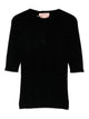 Twin-Set Black Viscose Polyester Sweater
