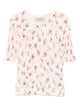 Twin-Set Pink Purple Cotton Maglia Top
