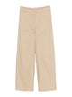 Twin-Set Light Grey Cotton Elastan Pants