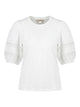 Twin-Set White Textile Fibre Top