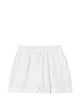 Twin-Set Optical White Cotton Shorts