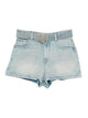 Twin-Set Denim Shorts With Belt