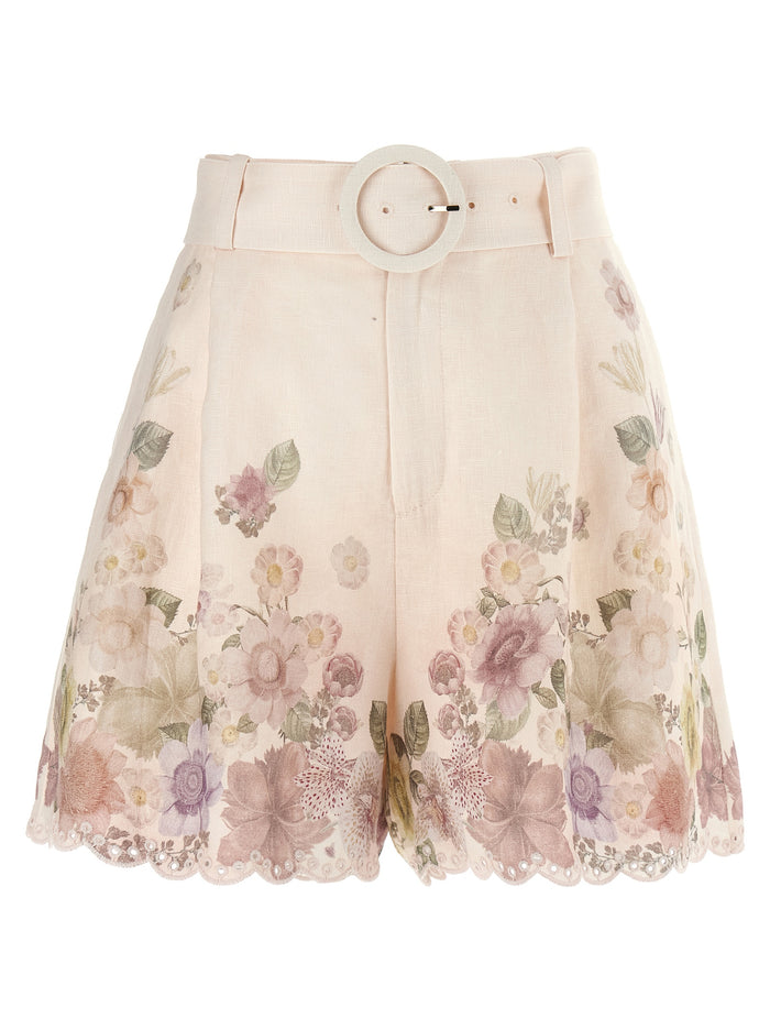 Twin Set Linen Shorts
