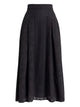 Alberta Ferreti Graded Black Cotton Polyester Skirt