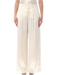 Alberta Ferreti White Stretch Trousers