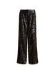 Alberta Ferreti Black Stretch Trousers