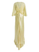 Alberta Ferreti Yellow Silk Dresses