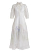 Alberta Ferreti Printed Organdis Silk Dress