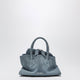 The Attico La Passeggiata Mini Top Handle Bag - - Cotton - Blue