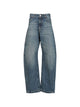 The Attico Sky Blue Cotton Jeans