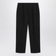Toteme Black Wool And Silk Trousers