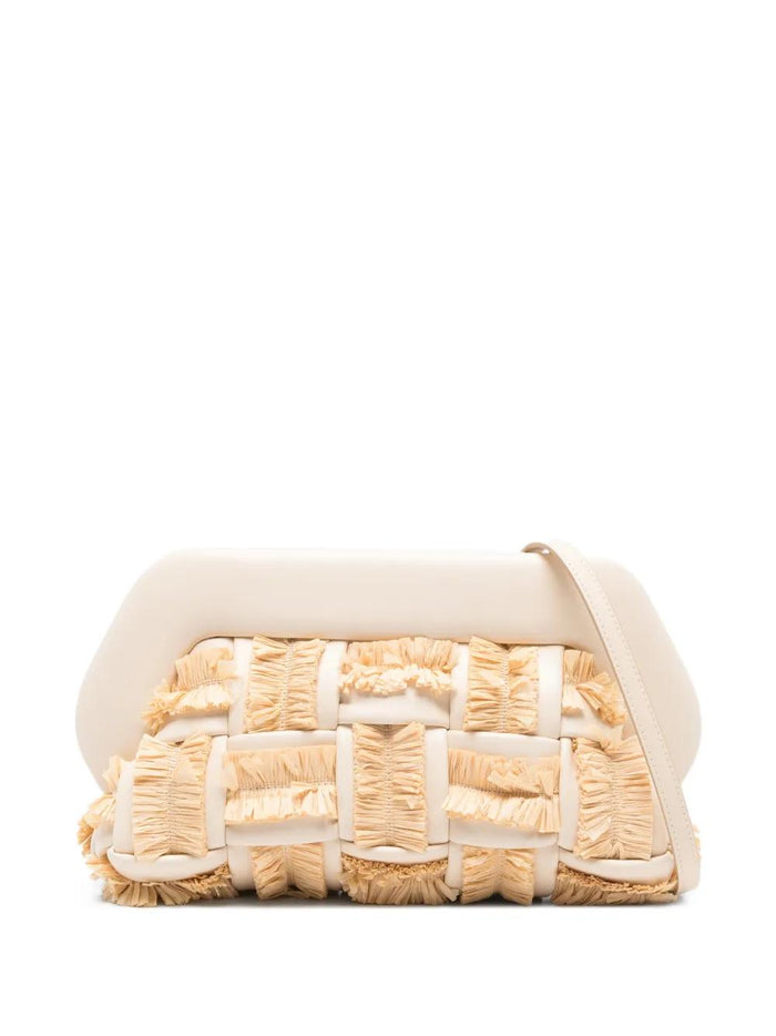Themoirè Beige Cotton Viscosa Handbag