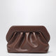 Themoirè Tia Clutch In Brown