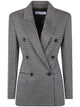 Max Mara Houndstooth Jersey Jacket