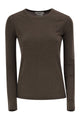 Max Mara Mxmsalmone - Ribbed Lyocell And Silk T-Shirt