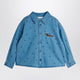 Mini Rodini Blue Denim Polka Dot Shirt