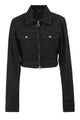 Max Mara Sportmax Spdpepe - Cropped Cotton Denim Zip Jacket
