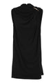 Max Mara Sportmax Spxepoche - Draped Stretch Viscose Dress With Jewelled Shoulder Detail