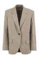 Weekend Max Mara Wkdattila - Single-Breasted Pure Virgin Wool Blazer