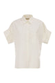 Weekend Max Mara Wkdtuono - Cotton Shirt With Printed Silk Back Panel