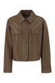 Weekend Max Mara Wkdpiovra - Cropped Lamb Leather Jacket