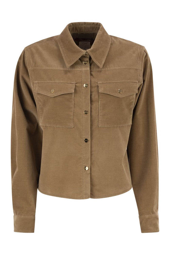 Max Mara Mstrivolo – Stretch Corduroy Shirt Jacket