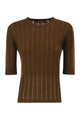 Max Mara Mstragno – Slim-Fit Silk And Wool Ribbed Knit Top