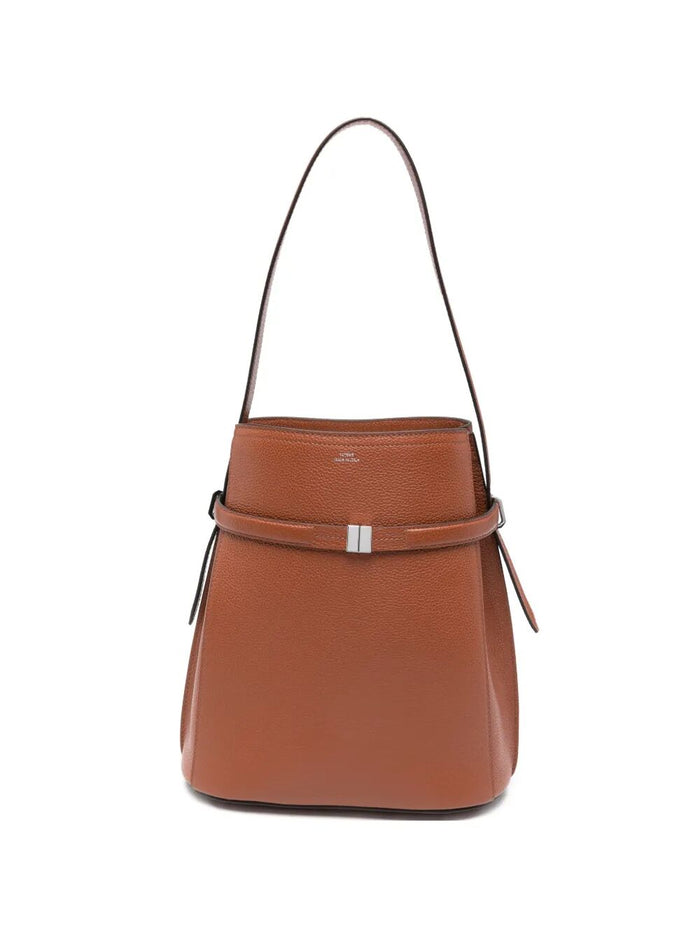 Toteme "Belted" Leather Bucket Bag