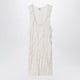 Toteme Long Light Apricot Crinkled Knit Top
