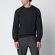 Roberto Collina Anthracite Grey Wool Crewneck Sweater
