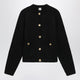 Toteme Black Organic Cotton Cardigan