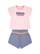 Marc Jacobs Logo T-Shirt And Shorts Set