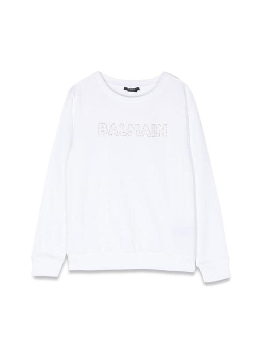 Balmain Logo Crewneck Sweatshirt