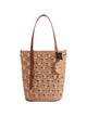 Paco Rabanne Raphia Brass Calf Leather Handbag