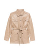 Yves Salomon Buttoned Jacket With Belt