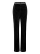 Paco Rabanne Black Cotton Polyester Elastane Pants